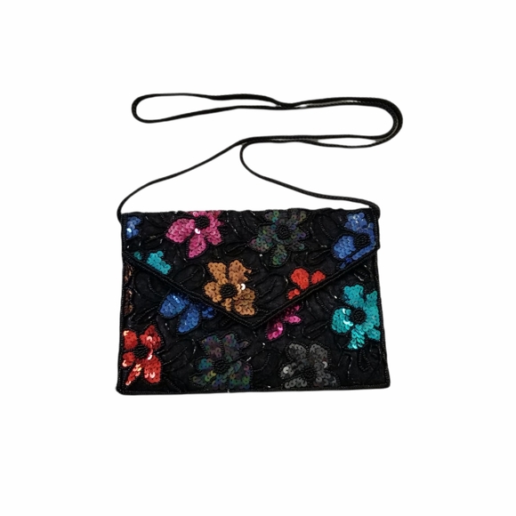 La Regale Handbags - Sequins Design Shoulder Bag